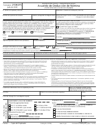 IRS Formulario 2159(SP) Acuerdo De Deduccion De Nomina (Spanish), Page 3