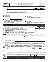 IRS Form 2290 Heavy Highway Vehicle Use Tax Return, Page 3