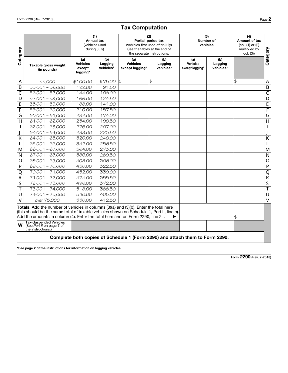 IRS Form 2290 Heavy Highway Vehicle Use Tax Return, Page 4