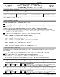 IRS Form 13441-A Health Coverage Tax Credit (Hctc) Monthly Registration and Update, Page 2
