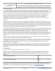 IRS Formulario 13614-C (SP) Hoja De Admision/Entrevista Y Verificacion De Calidad (Spanish), Page 4