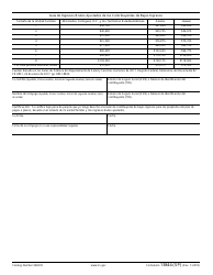 IRS Formulario 13844 (SP) Solicitud Para La Reduccion Del Cargo Administrativo Para El Plan De Pagos a Plazos (Spanish), Page 2
