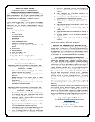 Application for Certification - Arizona, Page 4
