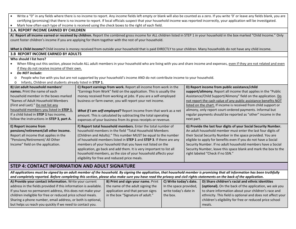 Download Instructions for CACFP Meal Benefit Eligibility