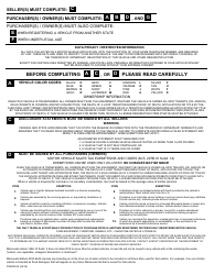 Form PS2000-44 Application to Title and Register a Motor Vehicle - Minnesota, Page 3