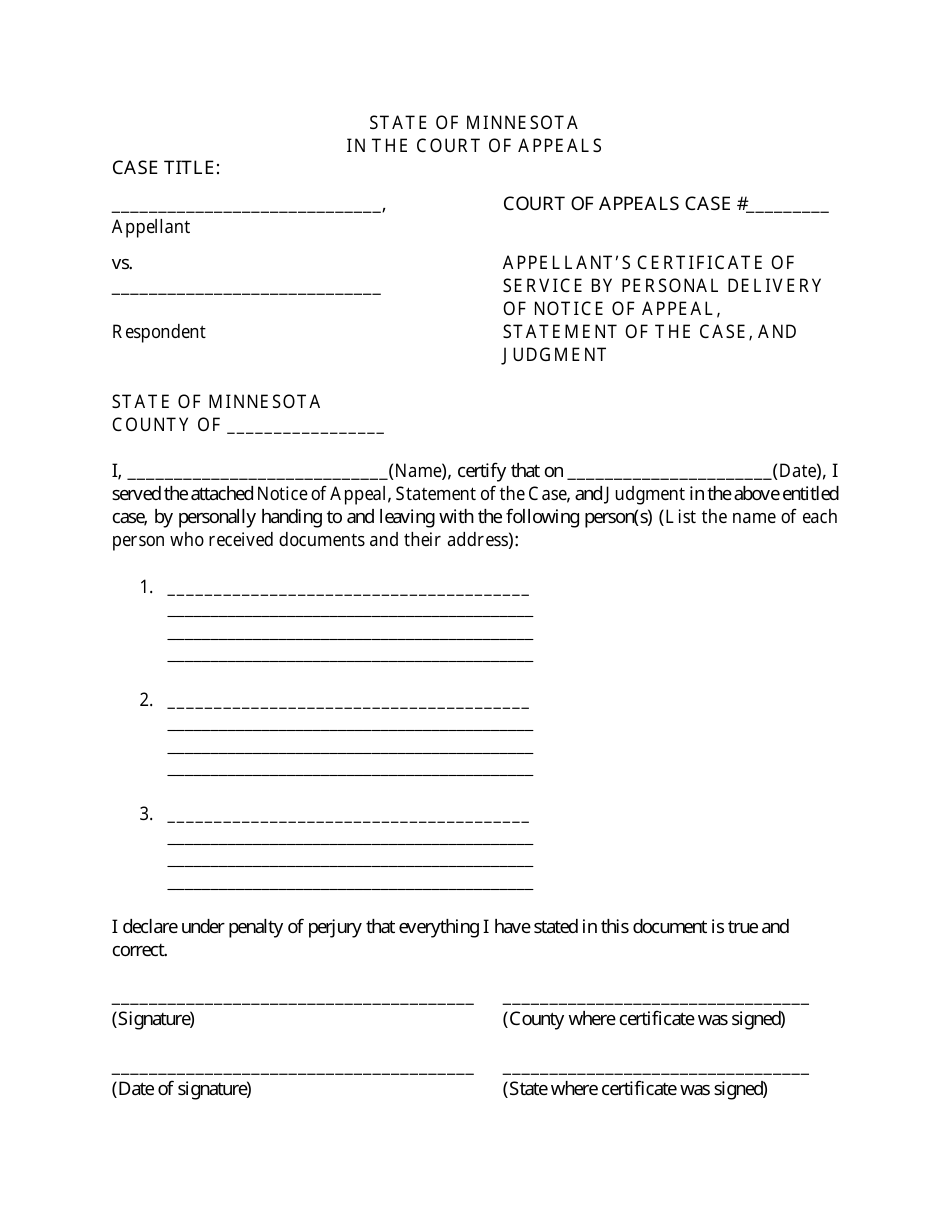 Filing an Eviction Appeal at the Minnesota Court of Appeals - Minnesota, Page 22