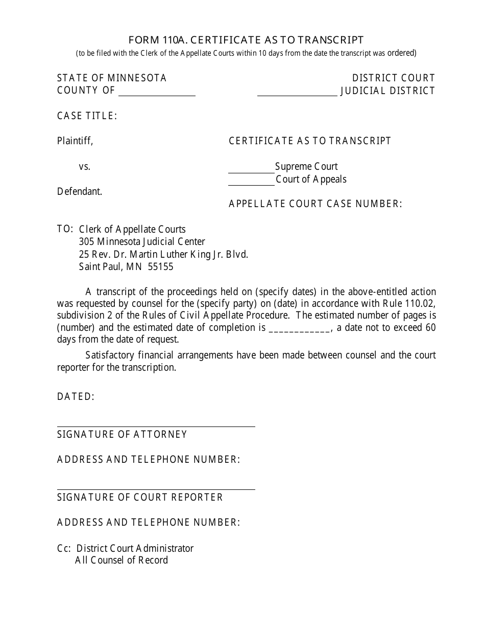 Filing an Eviction Appeal at the Minnesota Court of Appeals - Minnesota, Page 26