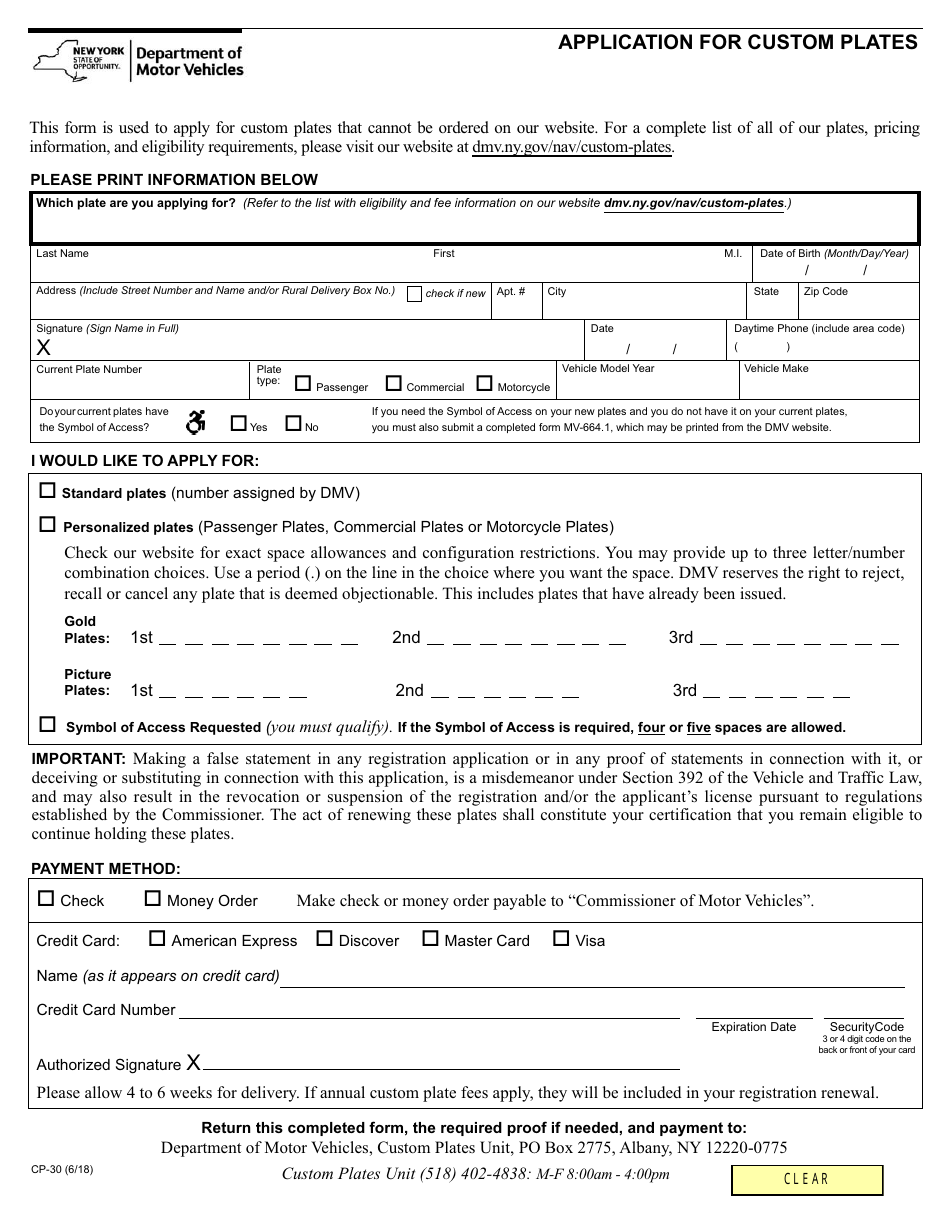 Form CP-30 - Fill Out, Sign Online and Download Fillable PDF, New York ...