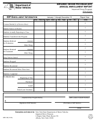 Document preview: Form DPR-152 Impaired Driver Program (Idp) Annual Enrollment Report - New York