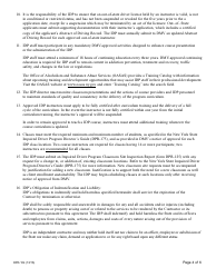 Form DPR-104 Impaired Driver Program Service Agreement - New York, Page 4