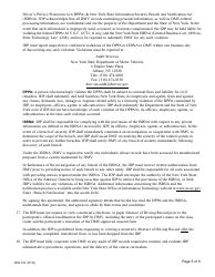 Form DPR-104 Impaired Driver Program Service Agreement - New York, Page 5