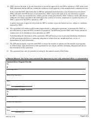Form DPR-104 Impaired Driver Program Service Agreement - New York, Page 6