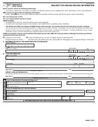 Form MV-15C Request for Driving Record Information - New York