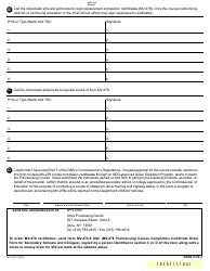 Form MV-278.7 Authorization and Approval for Pre-licensing Course (Secondary Schools &amp; Colleges) - New York, Page 2