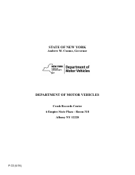 Instructions for Form MV-104L Report of Motor Vehicle Accident Police Line of Duty Accident - New York, Page 12
