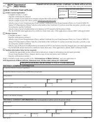 Form TNC-1 &quot;Transportation Network Company License Application&quot; - New York