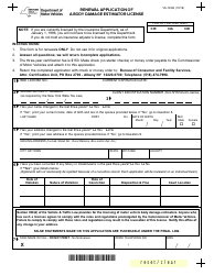 Document preview: Form VS-124W Renewal Application of a Body Damage Estimator License - New York