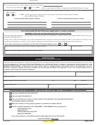 Form VS-1AB Automobile Broker Business Application - New York, Page 3