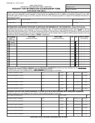 Document preview: Form OCFS-3909 Request for Information Guardianship Form (For Court Use Only) - New York