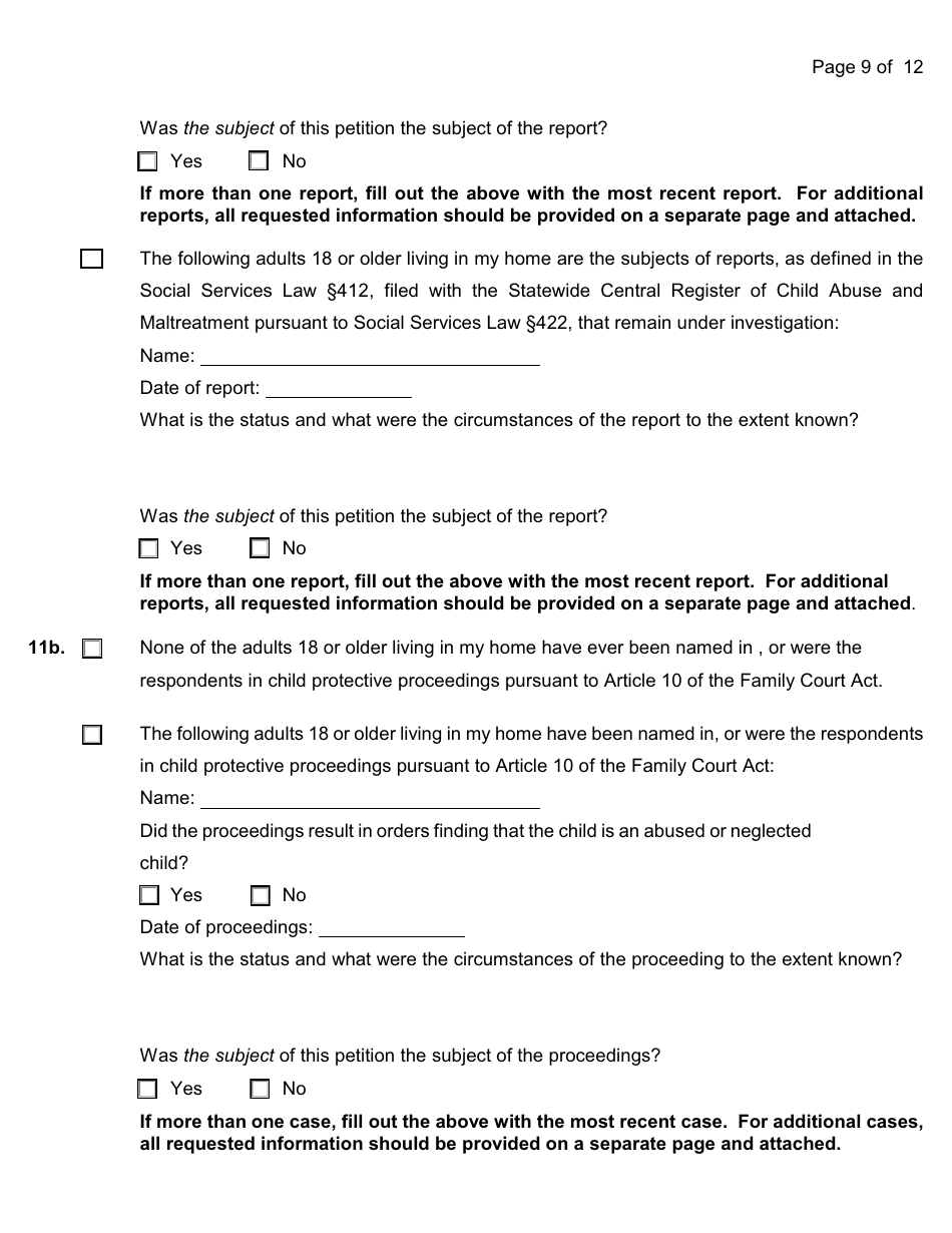 Form 6-1 Appointment as Guardian of a Person - Nassau County, New York, Page 9