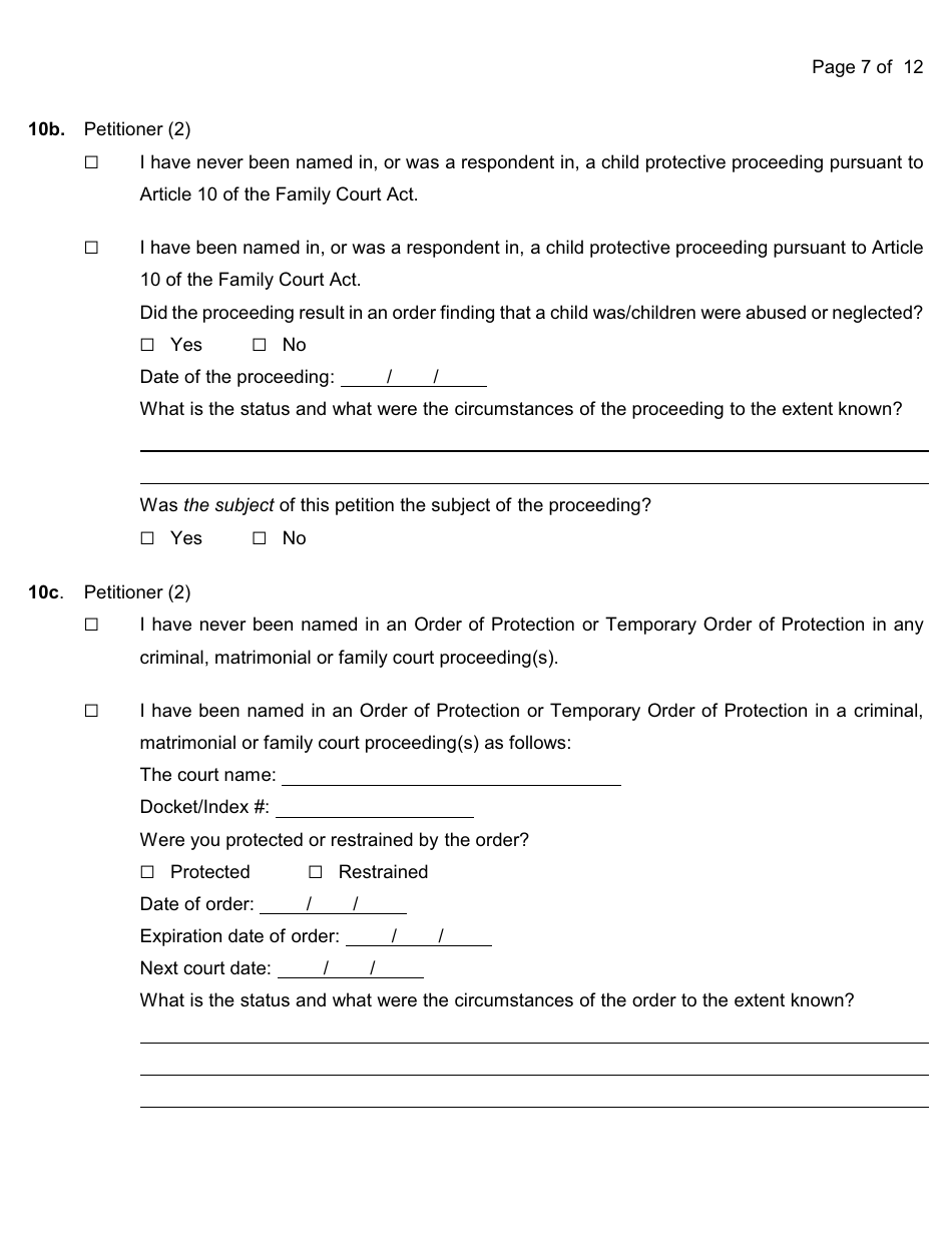 Guardianship Packet - Nassau County, New York, Page 13