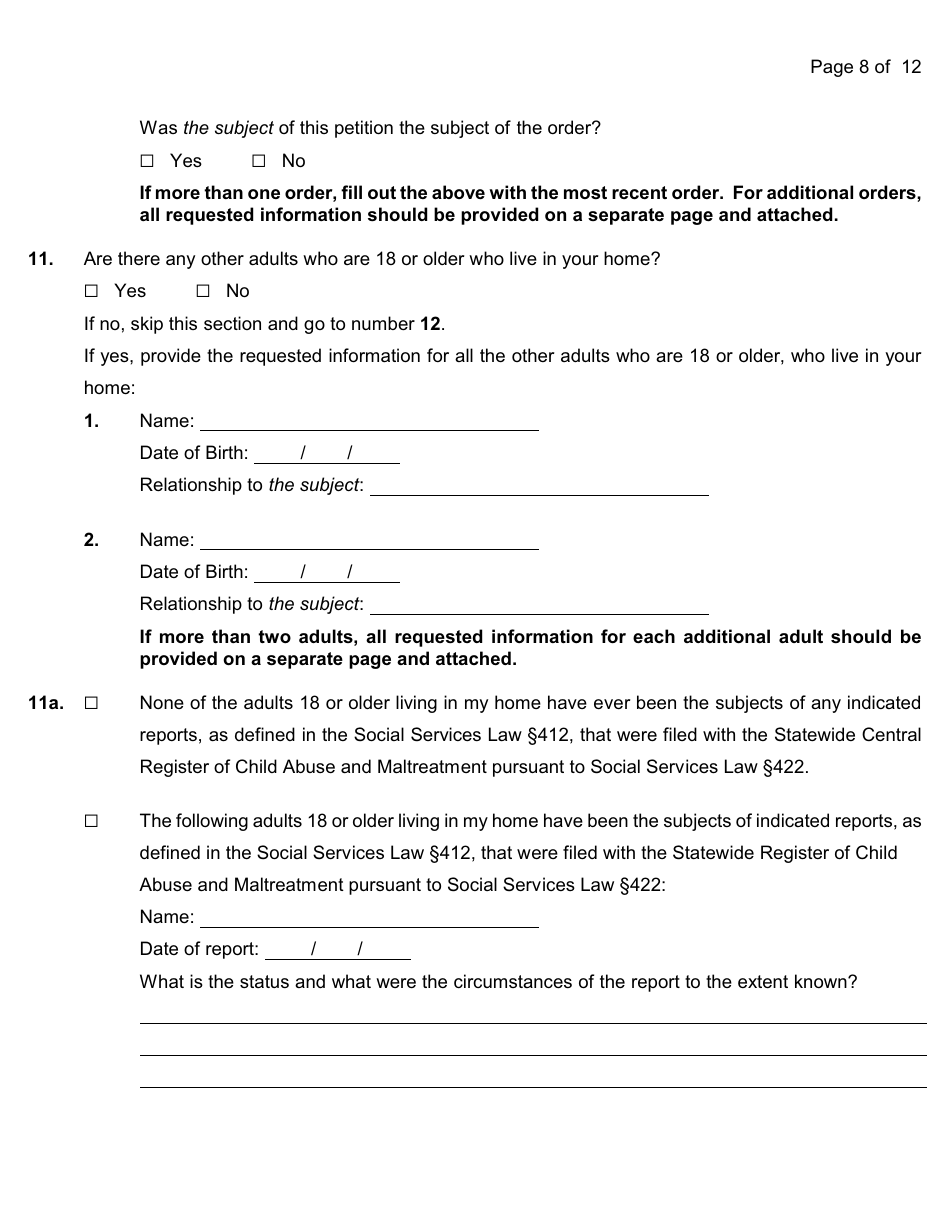 Guardianship Packet - Nassau County, New York, Page 14