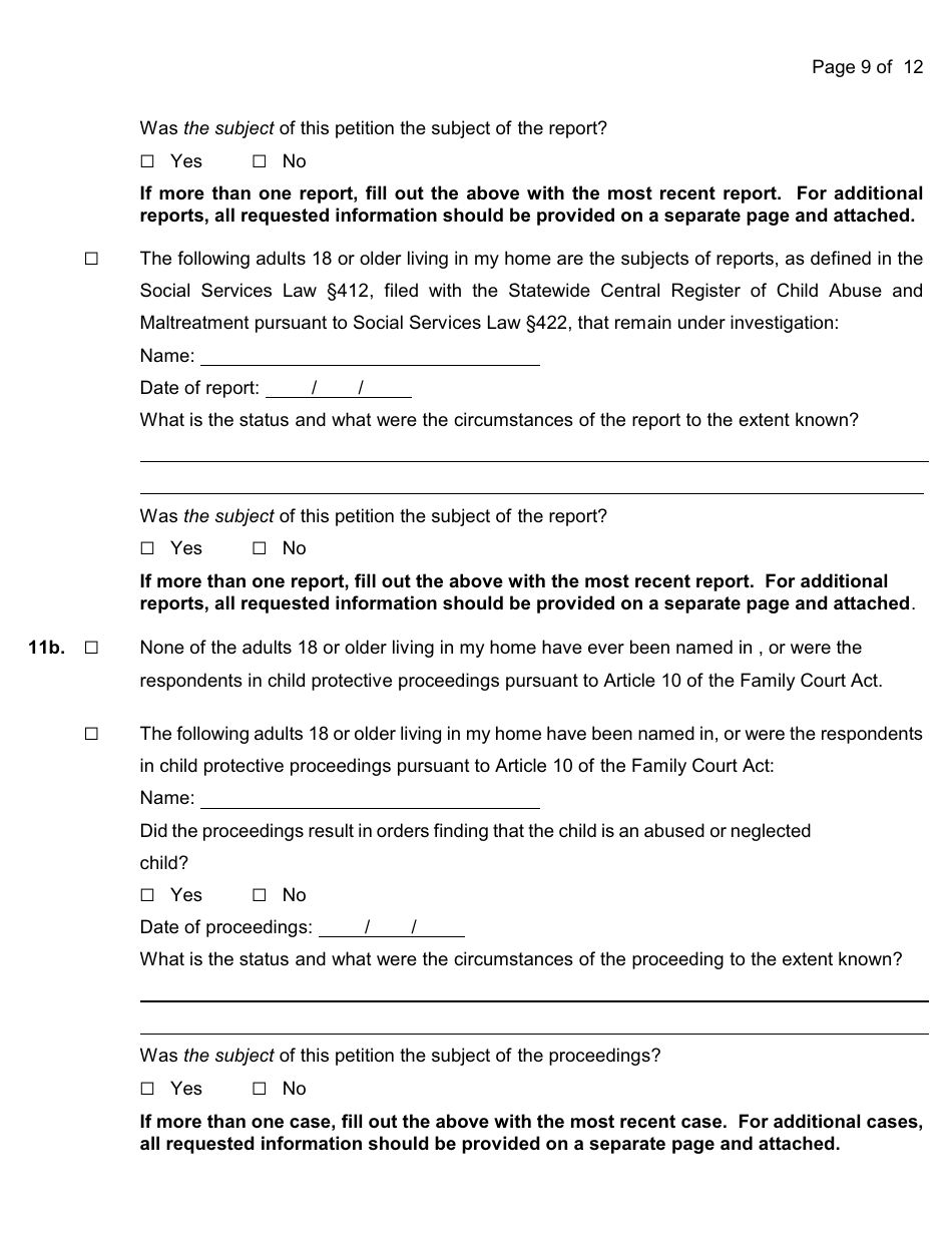 Guardianship Packet - Nassau County, New York, Page 15