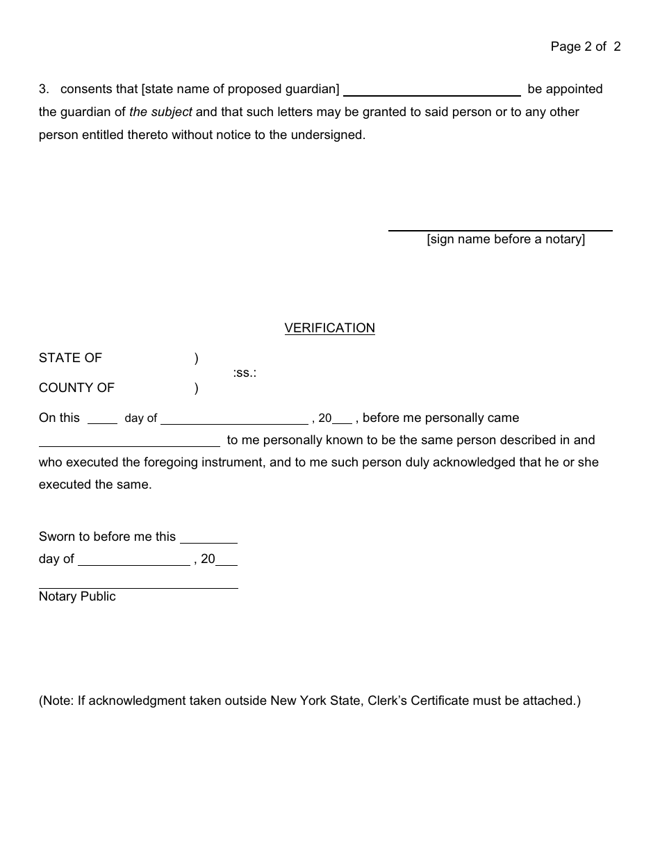 Guardianship Packet - Nassau County, New York, Page 26