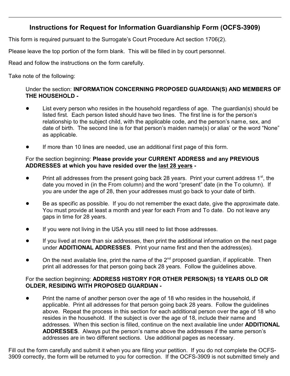 Guardianship Packet - Nassau County, New York, Page 5