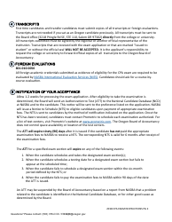 CPA Exam Application Form - Oregon, Page 2