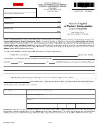 Document preview: Form MN NO0016 Notice of Appeal to Workers' Compensation Court of Appeals - Minnesota