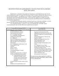 Form ADPH-HS14 Application for a Birth, Death, Marriage, or Divorce Certificate - Alabama, Page 2