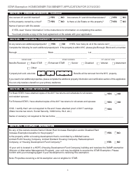 Star Exemption Homeowner Tax Benefit Application for 2019/2020 - New York City, Page 4