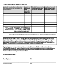 Financing Disclosure - Sale of Used Car - New York City, Page 2