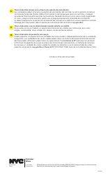 Declaracion De Derechos Del Consumidor En Relacion Con Carros Usados - New York City (Spanish), Page 2
