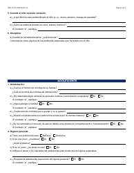 Formulario DDD-1370A FORFFS Informacion Sobre El Menor - Arizona (Spanish), Page 2