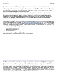 Formulario FA-100-S Solicitud De Apelacion - Arizona (Spanish), Page 2