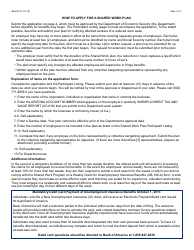 Form UB-400-FF Shared Work Plan Application - Arizona, Page 4