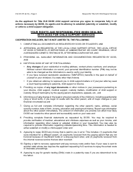Form CS-167-PF Request for Title IV-D Child Support Services and Applicant&#039;s Rights and Responsibilities - Arizona, Page 3