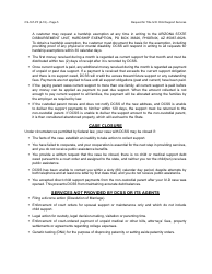 Form CS-167-PF Request for Title IV-D Child Support Services and Applicant&#039;s Rights and Responsibilities - Arizona, Page 5