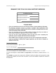 Form CS-167-PF Request for Title IV-D Child Support Services and Applicant&#039;s Rights and Responsibilities - Arizona, Page 8
