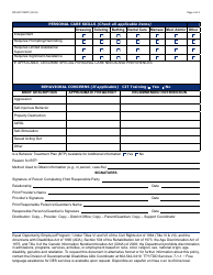 Form DD-097 FORFF Pre-service Provider Orientation - Arizona, Page 4
