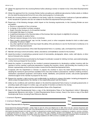 Form DDD-281 Adult Developmental Home Agreement - Arizona, Page 3