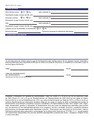 Formulario UB-092-A-FFS Declaracion Financiera Confidencial - Arizona (Spanish), Page 3