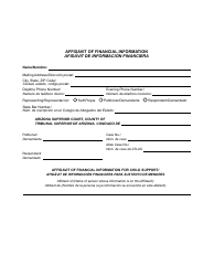Form CSE-1170A FORFF Child Support Modification Packet - Arizona, Page 6