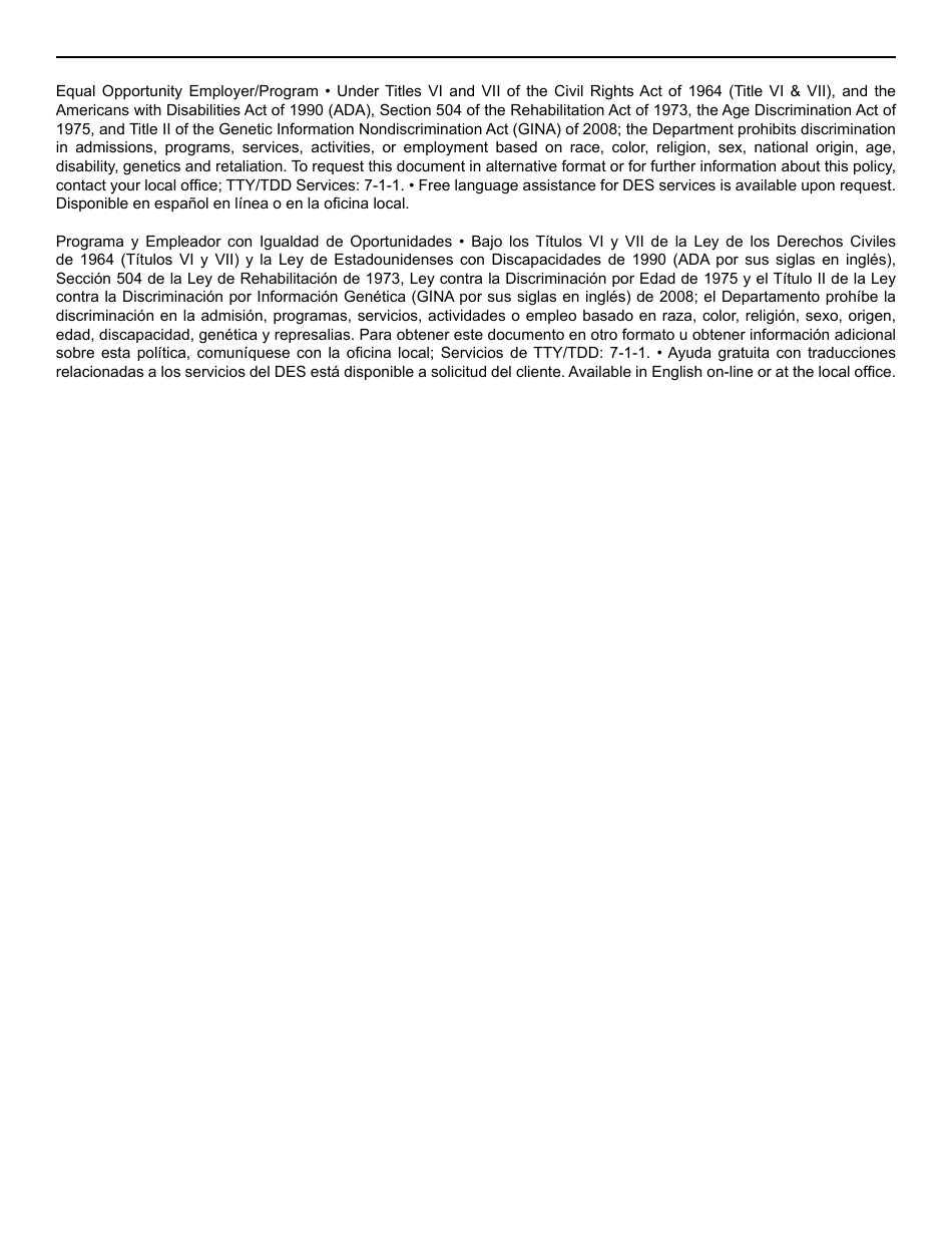 Form CSE-1284A FORF Parents Agreement to Be Bound by Genetic Test Results - Arizona (English / Spanish), Page 3