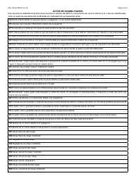 Formulario DES-1076A FORFFS Solicitud Para La Busqueda En El Registro Central Con Objetivo De Verificar Antecedentes - Arizona (Spanish), Page 8