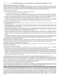 Formulario CC-001-S Solicitud De Asistencia Para Cuidado De Ninos - Arizona (Spanish), Page 8
