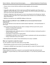 Form CF377.11C CalFresh Informational Notice - CalFresh Time Limit for Able-Bodied Adults Without Dependents (Abawds) - California, Page 2