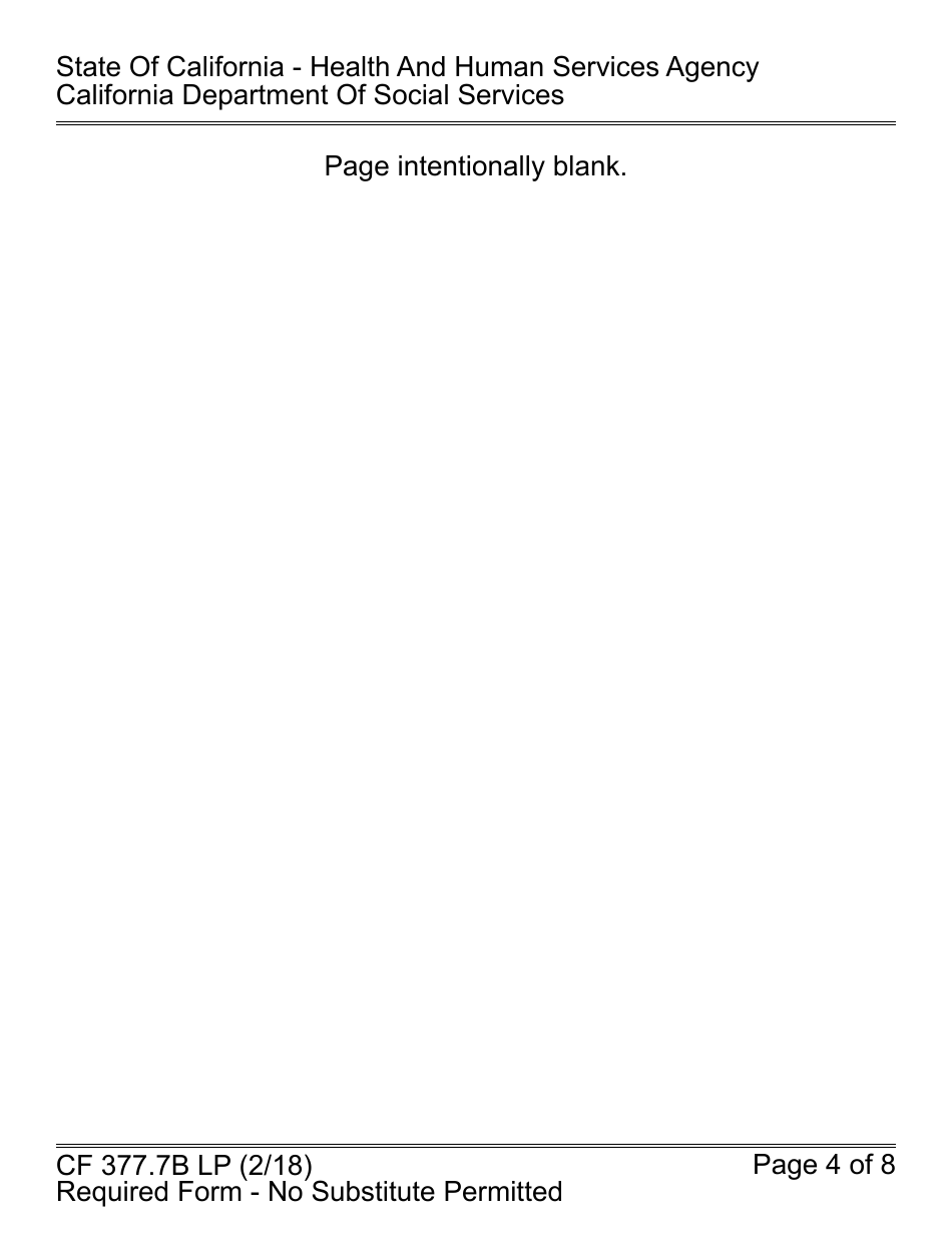 Form CF377.7B LP CalFresh Overissuance Notice - Inadvertent Household Errors (Ihe) - California, Page 4